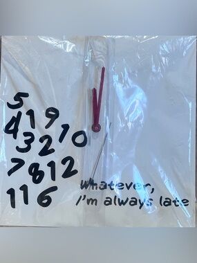 Novelty Clock for People Never on Time